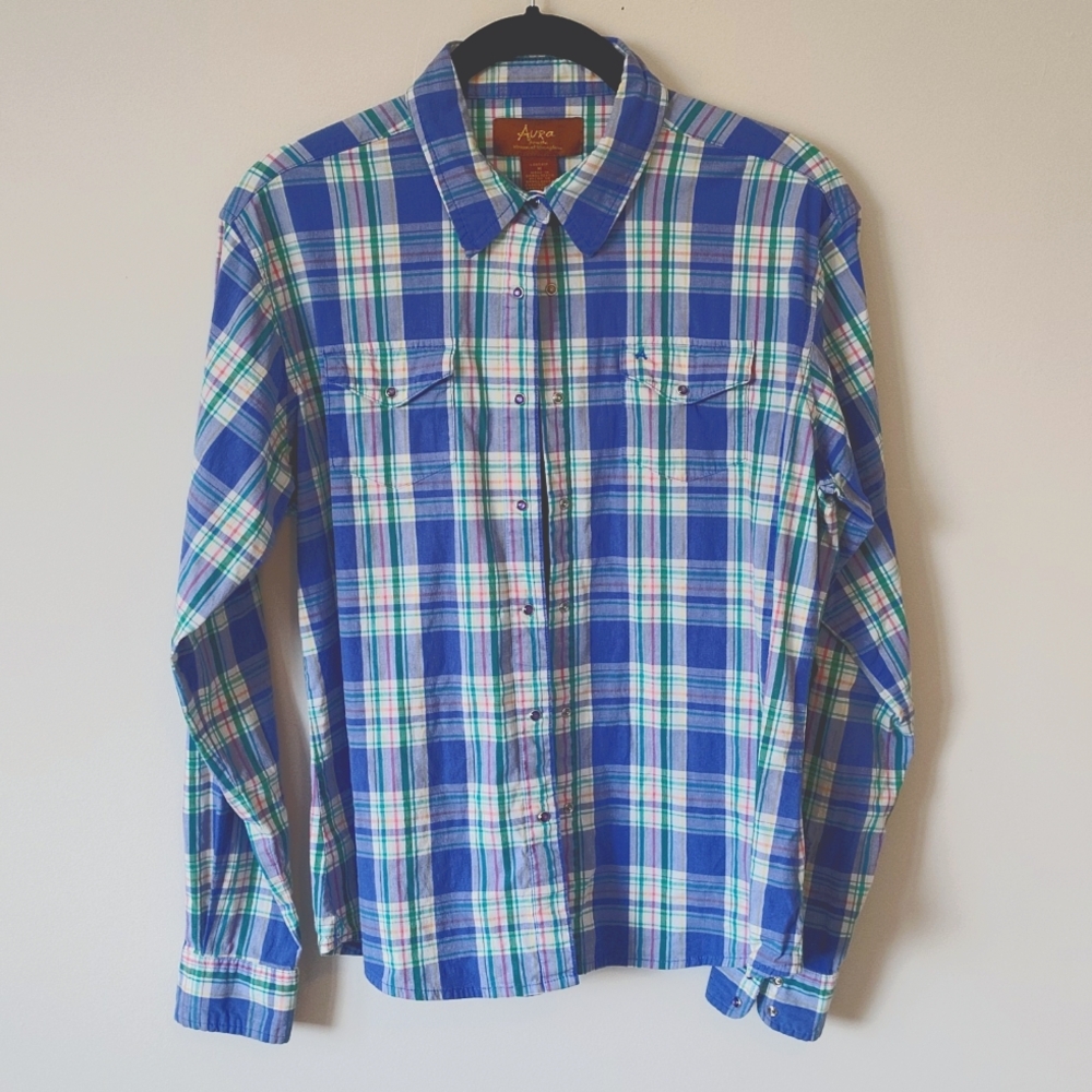 Wrangler Pearl snap Medium